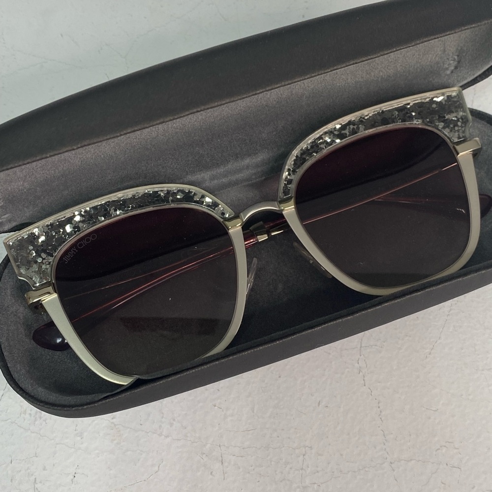 Jimmy Choo Silver Sunglasses